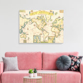 Toile Carte des grandes aventures (Insitu(Salon))