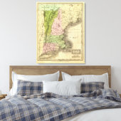 Toile Carte des Jeux olympiques des États de l'Est (Insitu(Chambre))