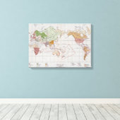 Toile Carte des langues du monde (Insitu (Plancher de Bois))