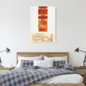 Toile Carte des lignes de Chicago et Northwestern (Insitu(Chambre))