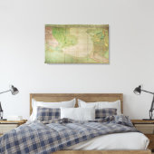 Toile Carte des nouvelles découvertes (Insitu(Chambre))