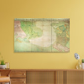 Toile Carte des nouvelles découvertes (Insitu(Salon))