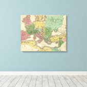 Toile Carte des provinces de l'Empire romain (Insitu (Plancher de Bois))