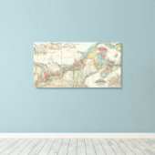 Toile Carte Des Provinces Du Canada (Insitu (Plancher de Bois))