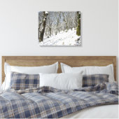 Toile Carte d'hiver de la forêt de Macclesfield (Insitu(Chambre))