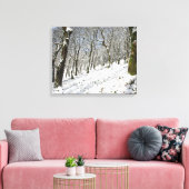 Toile Carte d'hiver de la forêt de Macclesfield (Insitu(Salon))