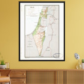 Toile Carte d'Israël (1967) (Insitu(Salon))