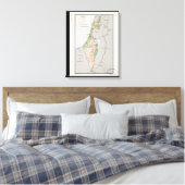 Toile Carte d'Israël (1967) (Insitu(Chambre))