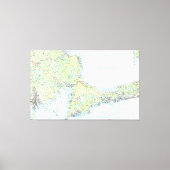 Toile Carte du Cap Cod (1986) (Recto)