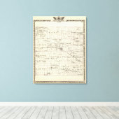 Toile Carte du comté de Jefferson (Insitu (Plancher de Bois))