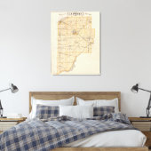 Toile Carte du comté de La Porte (Insitu(Chambre))