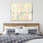 Toile Carte du comté de Marquette et Westfield (Insitu(Chambre))