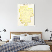 Toile Carte du comté de Perry (Insitu(Chambre))