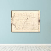 Toile Carte du comté de Plymouth (Insitu (Plancher de Bois))