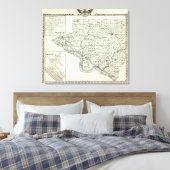 Toile Carte du comté de Randolph, Red Bud et Chester (Insitu(Chambre))