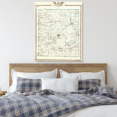 Toile Carte du comté de Saline (Insitu(Chambre))