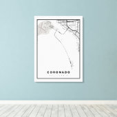 Toile Carte du Coronado (Insitu (Plancher de Bois))