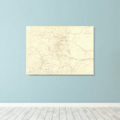 Toile Carte du drainage du Colorado (Insitu (Plancher de Bois))