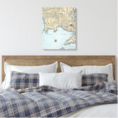 Toile Carte du golfe de Naples et des environs (Insitu(Chambre))