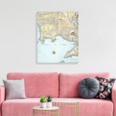 Toile Carte du golfe de Naples et des environs (Insitu(Salon))