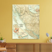 Toile Carte Du Grand Trunk Pacific Railway (Insitu(Salon))