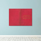 Toile Carte du guide Blanchard de Chicago (Insitu (Plancher de Bois))