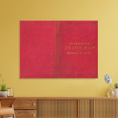 Toile Carte du guide Blanchard de Chicago (Insitu(Salon))