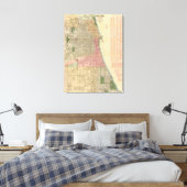 Toile Carte du guide Blanchard de Chicago 2 (Insitu(Chambre))