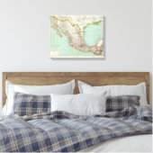 Toile - Carte du Mexique (Insitu(Chambre))