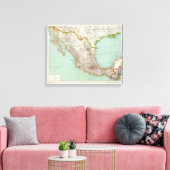 Toile - Carte du Mexique (Insitu(Salon))