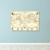 Toile Carte du monde (Insitu (Plancher de Bois))