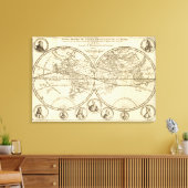 Toile Carte du monde (Insitu(Salon))