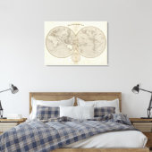 Toile Carte du monde (Insitu(Chambre))