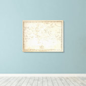 Toile Carte du monde (Insitu (Plancher de Bois))