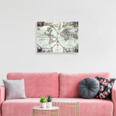 Toile Carte du monde (Insitu(Salon))
