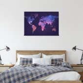 Toile Carte du monde (Insitu(Chambre))