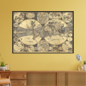 Toile Carte du monde (1702) (Insitu(Salon))