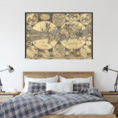 Toile Carte du monde (1702) (Insitu(Chambre))