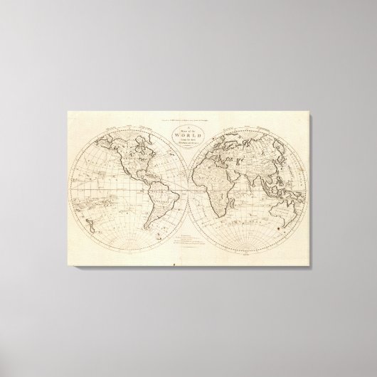 Toile Carte du monde 2 (Recto)