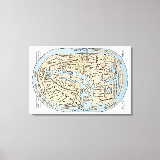 TOILE CARTE DU MONDE 2E SIÈCLE (Recto)