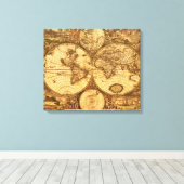 Toile Carte du monde antique (Insitu (Plancher de Bois))