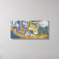 Carte du monde antique avec Claudius Ptolemy, 1507