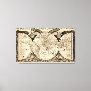 Toile Carte du monde antique par Philipp Eckebrecht - 16