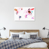 Toile Carte du monde Pastel Comestics (Insitu(Chambre))
