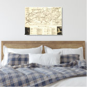 Toile Carte du parc national des Great Smoky Mountains (Insitu(Chambre))