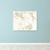 Toile Carte du Planiglob der Erde Atlas (Insitu (Plancher de Bois))