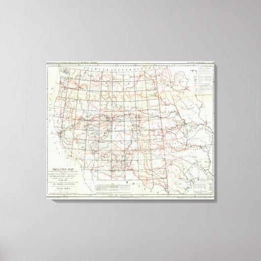 Toile Carte du squelette (Recto)