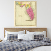 Toile Carte du territoire de Floride (Insitu(Chambre))