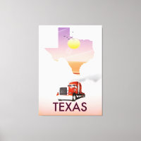 Carte du Texas Big Rig