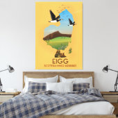 Toile Carte Eigg Scottish Inner Hebrides (Insitu(Chambre))